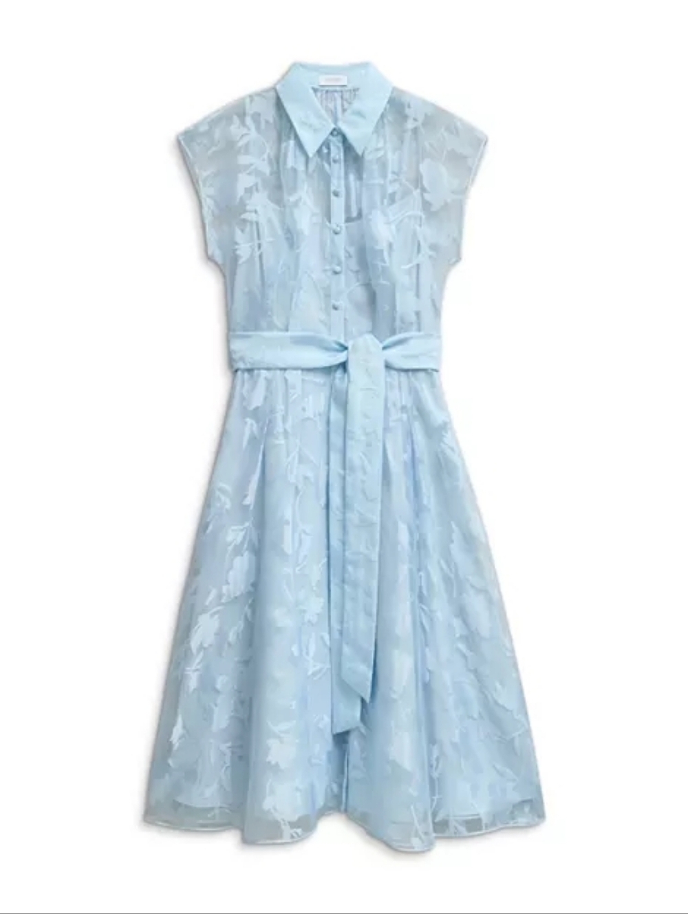 HOBBS LONDON Tess Burnout Floral Shirt Dress - Picture 9 of 13